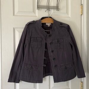 Loft navy blue jacket GUC